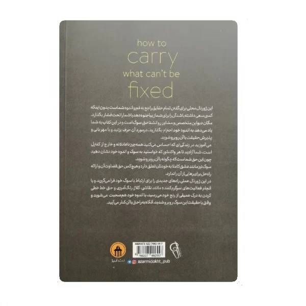 کتاب چگونه رنجی را که نمیتوان درمان کنیم به دوش بکشیم فروشگاه آنلاین کتاب آیین